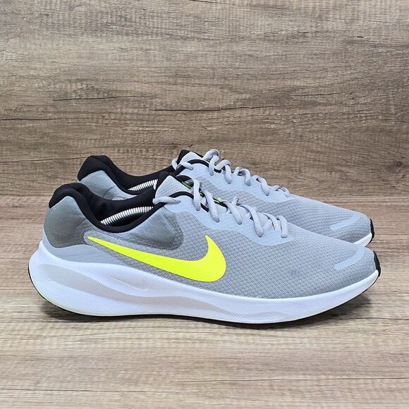 Nike Revolution 7 Men’s Size 14 Gray Running Shoes (FB2207-002) - Picture 1 of 9